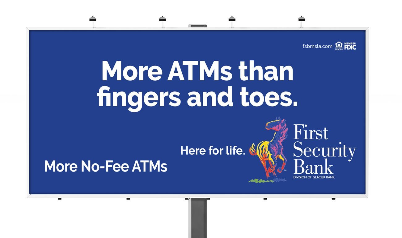 Billboard: Agency / Client: First Security Bank