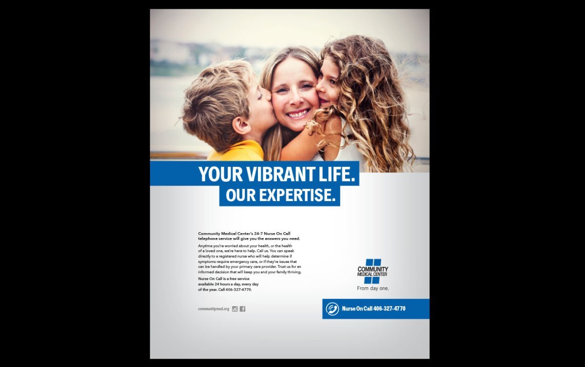 Print advertising: Agency / Client: Community Medical Center