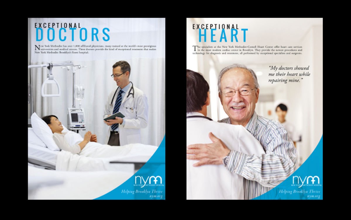 Print advertising: Agency / Client: Furman Roth, New York Methodist Hospital